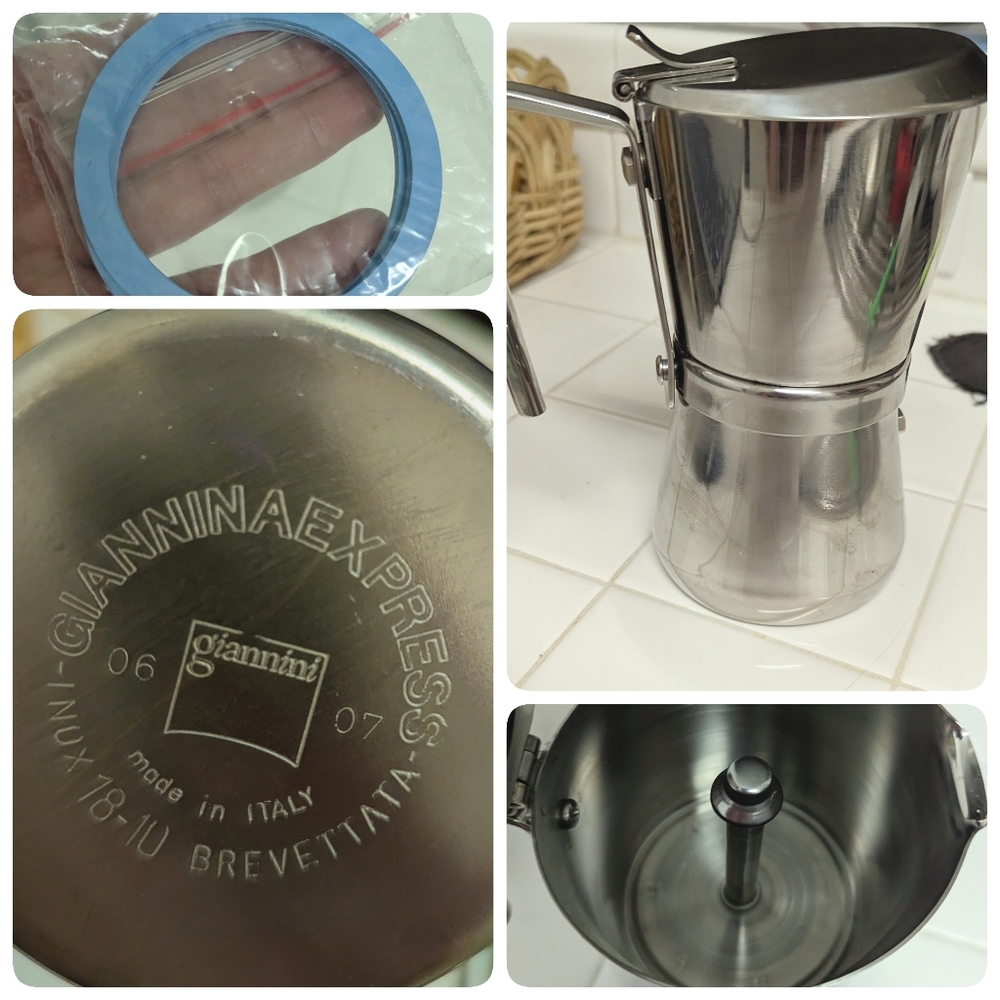 Giannina 6 cup expresso moka pot